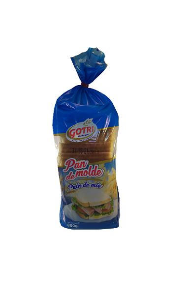 PAN DE MOLDE TOSTADA "GOTRI" 800 GR