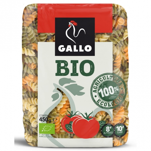 HELICES VEGETALES ECOLÓGICAS GALLO 450 g