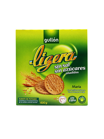 GALLETAS LIGERA GULLON 600 GRS.