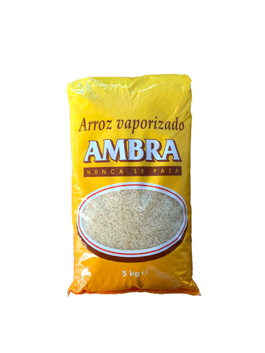 [2652] ARROZ VAPORIZADO REDONDO AMBRA 5 KG