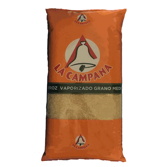 ARROZ VAPORIZADO MEDIO "LA CAMPANA" 5KG (REDONDO)