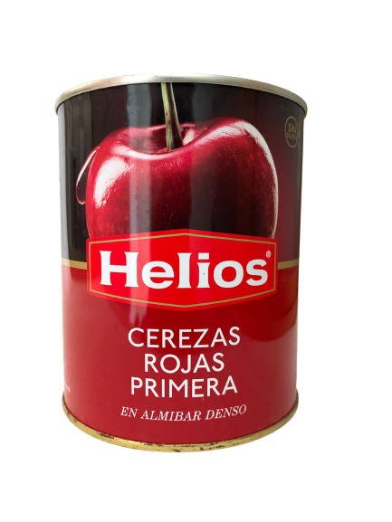 CEREZAS ROJAS EN ALMIBAR PRIMERA"HELIOS" 950g.