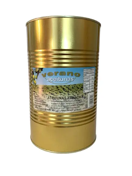 ACEITUNA ALIÑADA 9,11 kg. NETO 5 KG. "ALIÑO DE MI PUEBLO" (LATA)