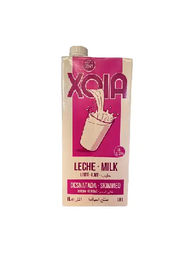 LECHE "XOIA" DESNATADA 1 L.X6 UD