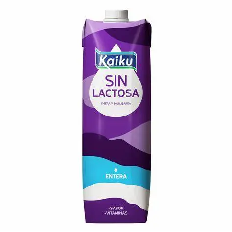 LECHE ENTERA SIN LACTOSA KAIKU 1 L