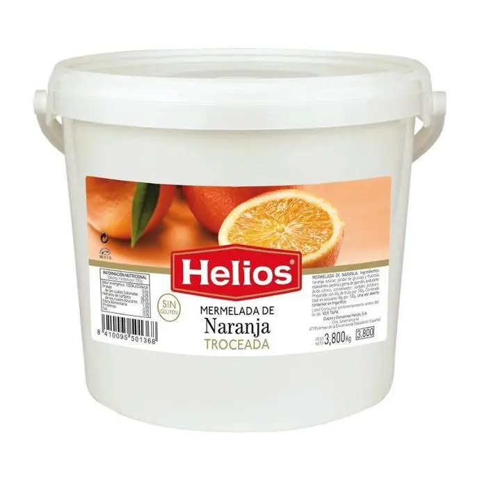 MERMELADA DE NARANJA TROZ CUBO 4,2 KG HELIOS