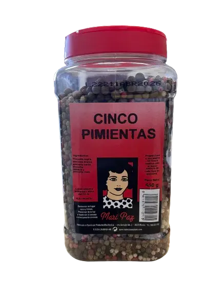 PIMIENTA CINCO PIMIENTAS 650  GR.