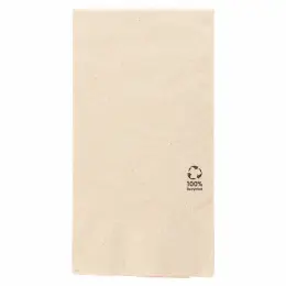 SERVILLETAS 2 capas GM/2 40x40 cm 1/8 natural FSC (1.800 UDS.)