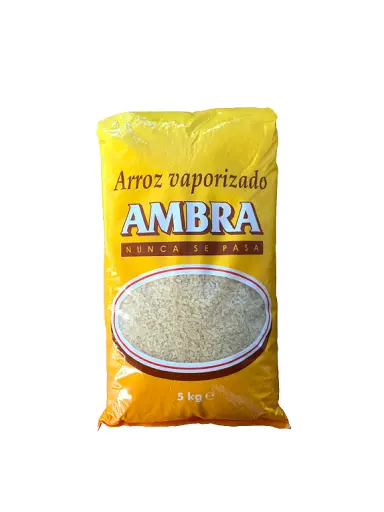 ARROZ VAPORIZADO REDONDO AMBRA 5 KG 