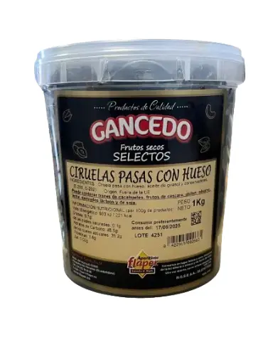 [PR/00275] CIRUELAS PASAS CON HUESO 1 KG