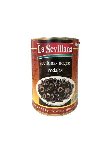 [288] ACEITUNA NEGRA RODAJAS 3 KG