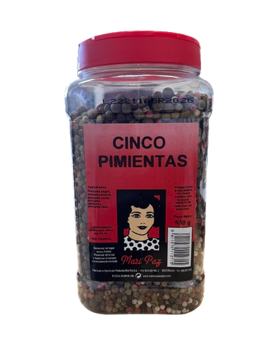 [PR/00278] PIMIENTA CINCO PIMIENTAS 650  GR.